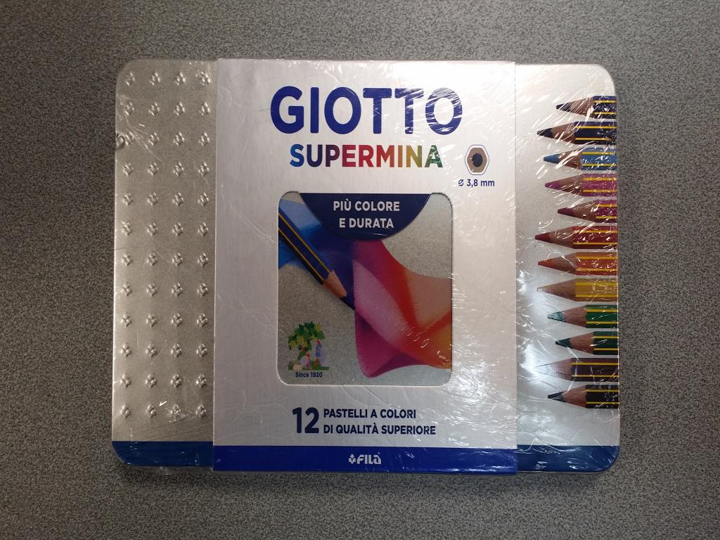 Scatola metallo Giotto Supermina 12pz