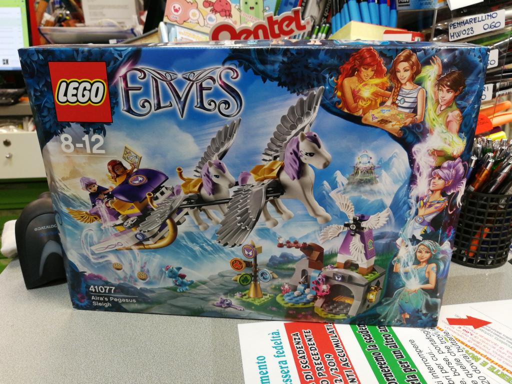 Lego Elves 41077 la Slitta  Pegaso di Aira