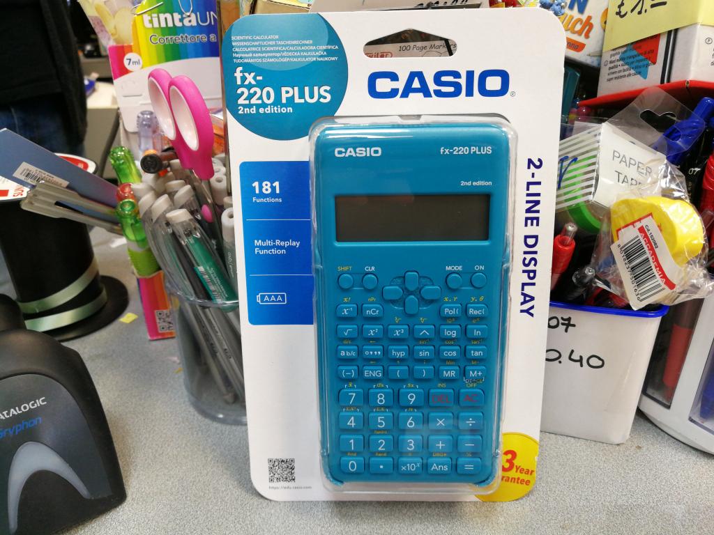  Calcolatrice Scientifica Casio fx-220 Plus 2nd ed