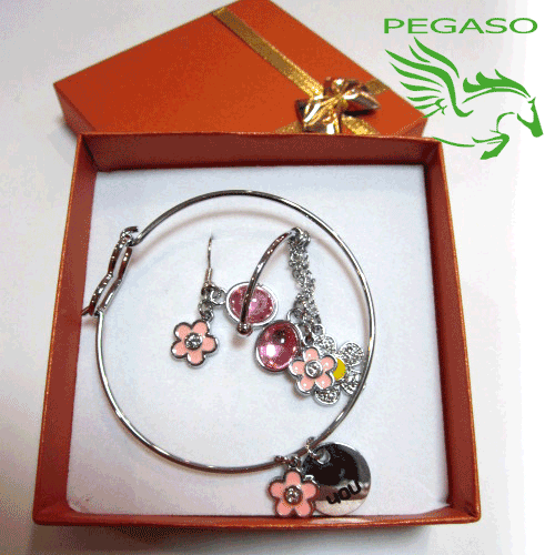 Parure braccialetto e orecchini Parure braccialetto e orecchini