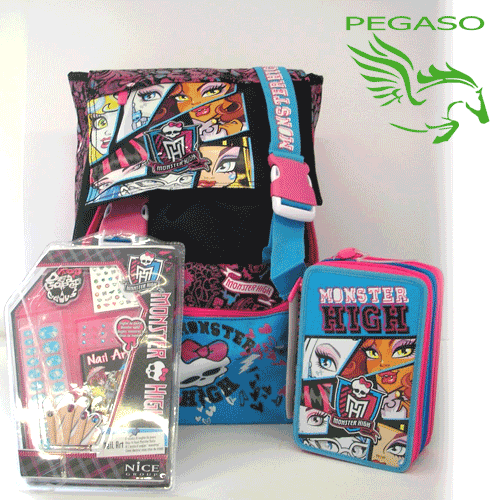 School pack zaino + corredo Monster High School pack zaino + corredo Monster High