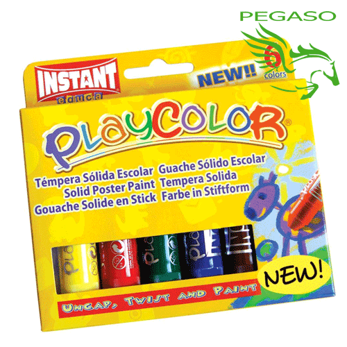Tempera solida PlayColor 6 Tempera solida PlayColor 6