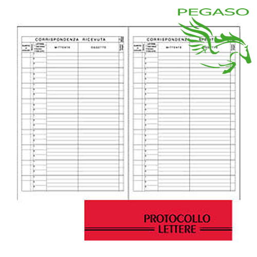 Registro protocollo lettere spedite/ricevute Registro protocollo lettere spedite/ricevute