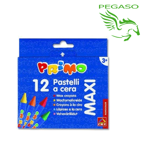 Pastelli a cera Primo 12 maxi Pastelli a cera Primo 12 maxi