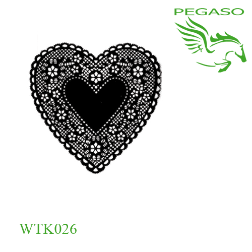 Timbro acrilico - Cuore - WTK026 Timbro acrilico - Cuore - WTK026