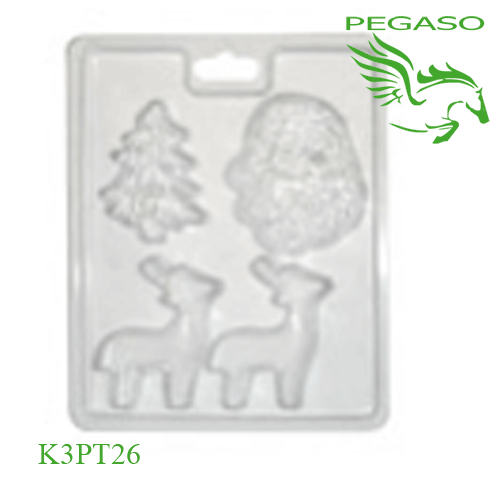 Stampo in plastica natalizio - K3PT.. Stampo in plastica natalizio - K3PT..