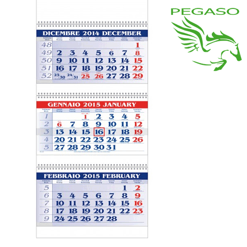 Calendario da muro Trittico Calendario da muro Trittico
