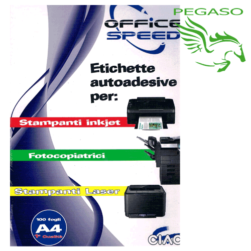 Etichette adesive A4 Etichette adesive A4