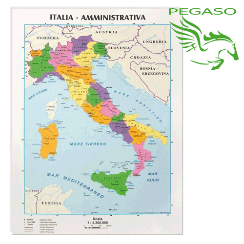 Cartina fisica/politica Italia Cartina fisica/politica Italia