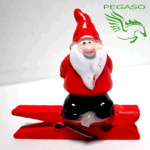 Molletta Babbo Natale 3D Molletta Babbo Natale 3D