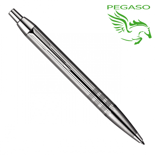 Penna Parker I.M. Premium Shiny Chrome Chiselled Penna Parker I.M. Premium Shiny Chrome Chiselled