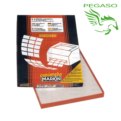 Etichette adesive A4 - Markin Etichette adesive A4 - Markin