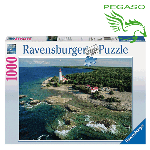 Puzzle 1000 - Faro sulla penisola di Bruce, Canada Puzzle 1000 - Faro sulla penisola di Bruce, Canada