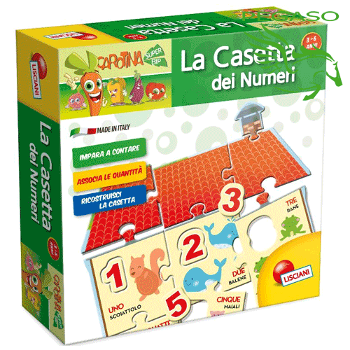 La casetta dei numeri La casetta dei numeri