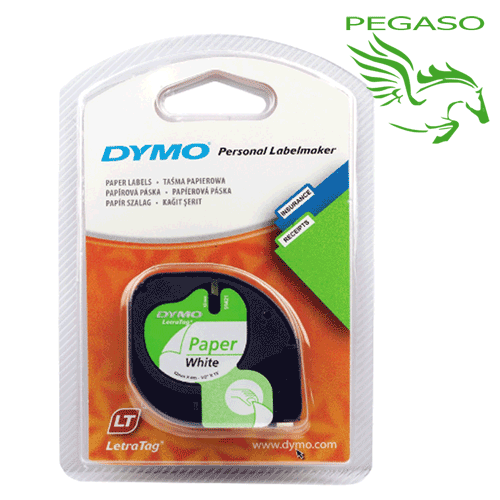 Nastro per etichettatrice Dymo LetraTag Paper Nastro per etichettatrice Dymo LetraTag Paper