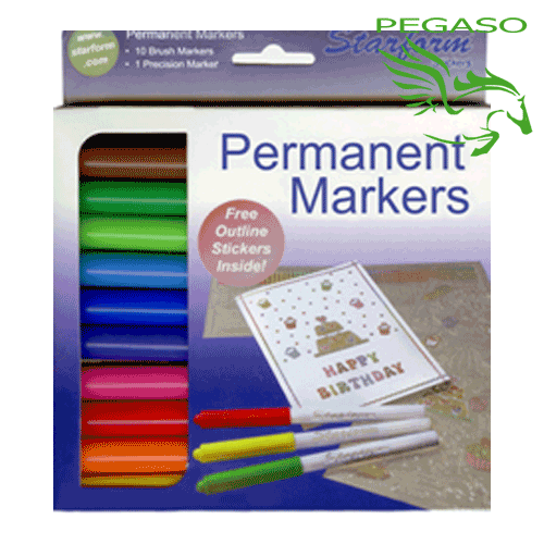 Permanent markers Permanent markers