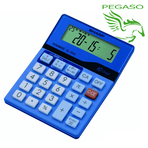 Calcolatrice Sharp Quiz Calc - ELSI MATE EL-S50 Calcolatrice Sharp Quiz Calc - ELSI MATE EL-S50