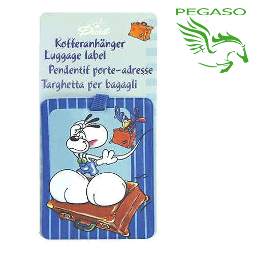 Targhetta per valigia Diddl Targhetta per valigia Diddl