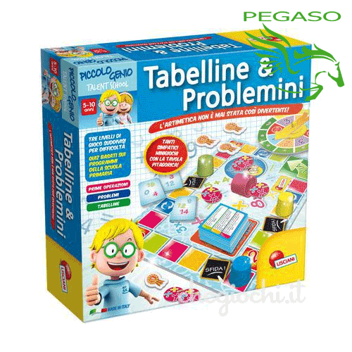 Piccolo genio - Tabelline e problemini Piccolo genio - Tabelline e problemini