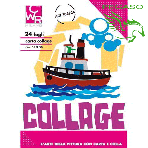 Carta rasata collage Carta rasata collage