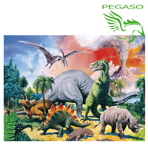 Puzzle 100XXL - Fra i dinosauri Puzzle 100XXL - Fra i dinosauri