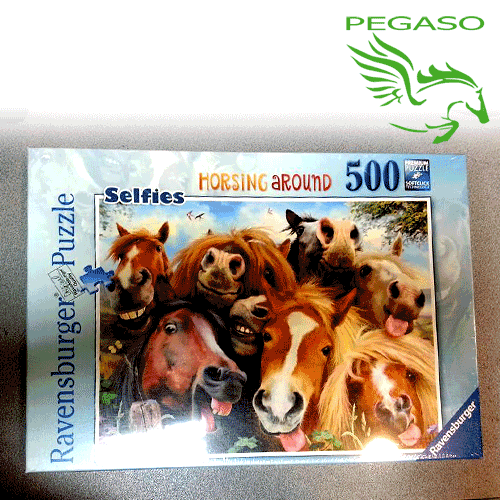 Puzzle 500 - Horsing Around Puzzle 500 - Horsing Around