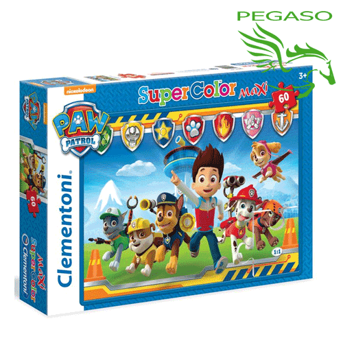 Puzzle 60 - Supercolor Maxi Paw Patrol Puzzle 60 - Supercolor Maxi Paw Patrol