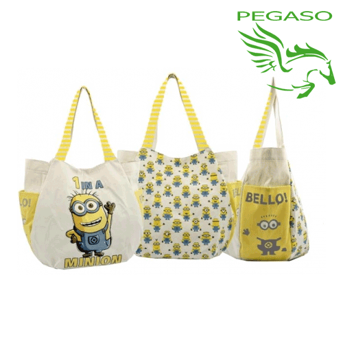 Borsa da spiaggia Minions Go Banana Borsa da spiaggia Minions Go Banana