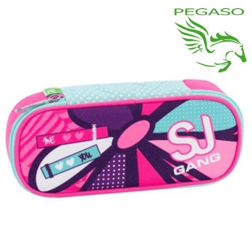 Busta Seven SJ Girl Round attrezzata - Variante Fiore rosa Busta Seven SJ Girl Round attrezzata - Variante Fiore rosa
