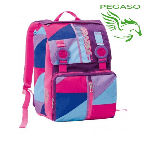 Zaino Seven sdoppiabile big - Psychedelic Girl - Variante Rosa/Azzurro Zaino Seven sdoppiabile big - Psychedelic Girl - Variante Rosa/Azzurro