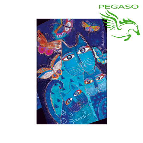 Agenda Accademica 2016-2017 Paperblanks mini settimanale - Gatti blu e farfalle Agenda Accademica 2016-2017 Paperblanks mini settimanale - Gatti blu e farfalle