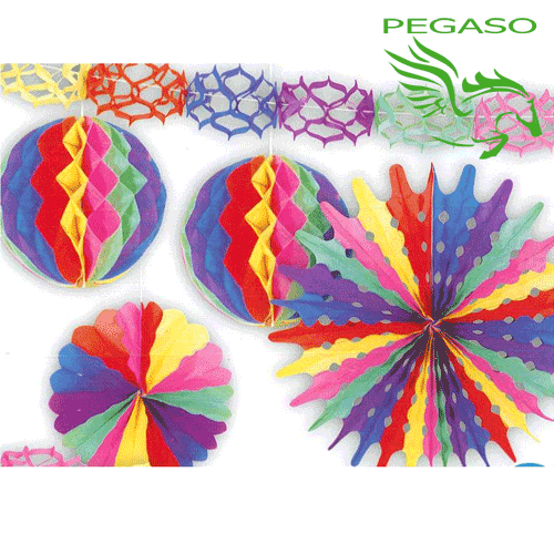 Set Festoni decorativi - Multicolor - PB919M Set Festoni decorativi - Multicolor - PB919M