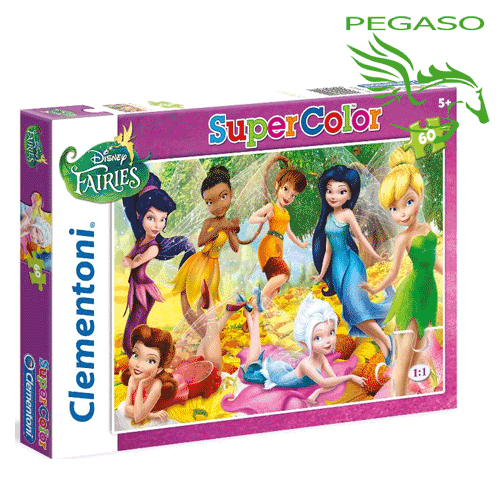 Puzzle 60 - Supercolor Fairies Disney Puzzle 60 - Supercolor Fairies Disney