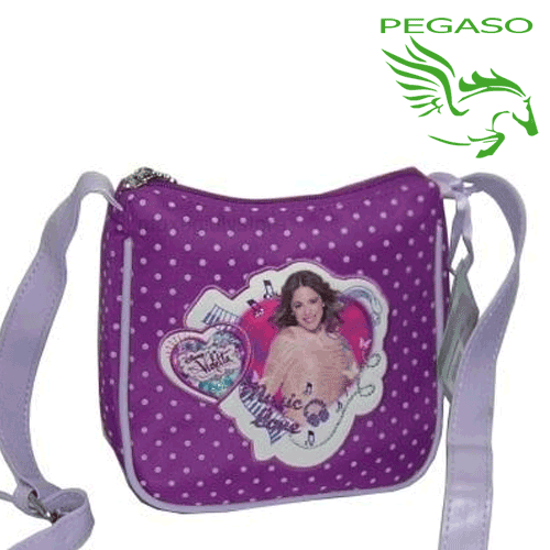 Borsa tracolla Violetta a pois Borsa tracolla Violetta a pois
