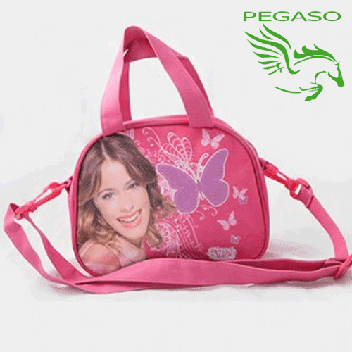Borsa Violetta con manici e tracolla Borsa Violetta con manici e tracolla