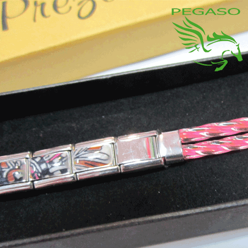Bracciale in gomma e acciaio Bracciale in gomma e acciaio