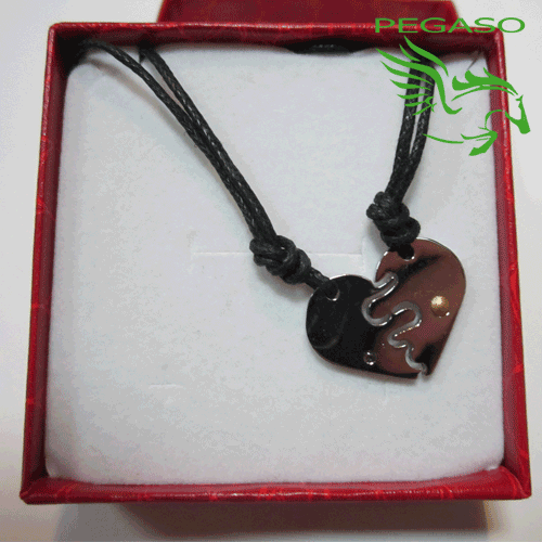 Collana della amicizia - ciondolo a cuore Collana della amicizia - ciondolo a cuore