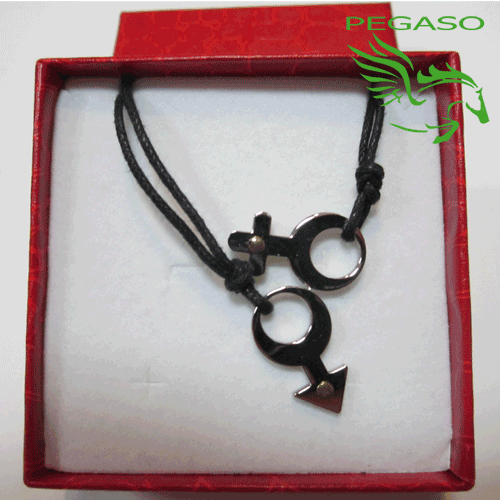Collana della amicizia - ciondolo maschio e femmina Collana della amicizia - ciondolo maschio e femmina