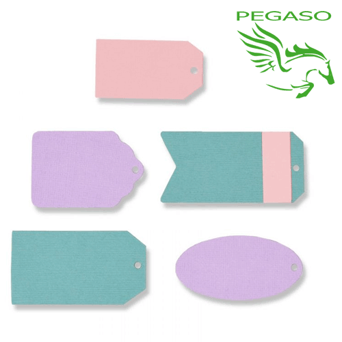 Fustella Sizzix Essential Tags 662578 per Big Shot Fustella Sizzix Essential Tags 662578 per Big Shot
