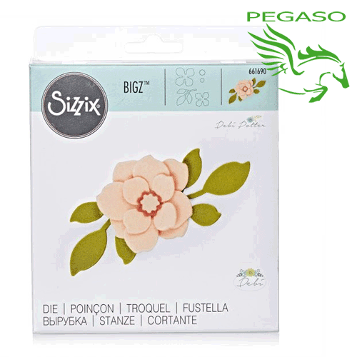 Fustella Sizzix Asian Flower 661690 per Big Shot Fustella Sizzix Asian Flower 661690 per Big Shot