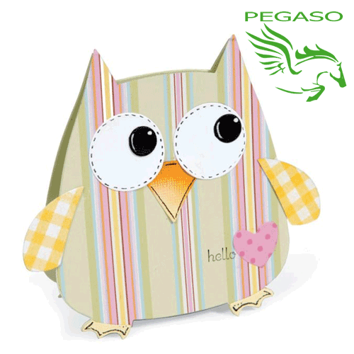 Fustella Sizzix Owl #2 657694 per Big Shot Fustella Sizzix Owl #2 657694 per Big Shot