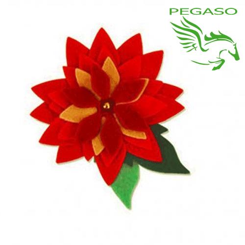 Fustella Sizzix Pretty Poinsettia 661323 per Big Shot Fustella Sizzix Pretty Poinsettia 661323 per Big Shot