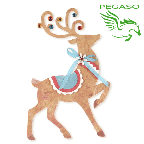 Fustella Sizzix Reindeer 658738 per Big Shot Fustella Sizzix Reindeer 658738 per Big Shot