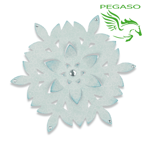Fustella Sizzix Snowflake Decoration 663003 per Big Shot Fustella Sizzix Snowflake Decoration 663003 per Big Shot
