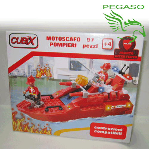 CUBIX - Motoscafo pompieri CUBIX - Motoscafo pompieri