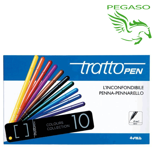 TrattoPen Look Scatola metallo 10 colori TrattoPen Look Scatola metallo 10 colori