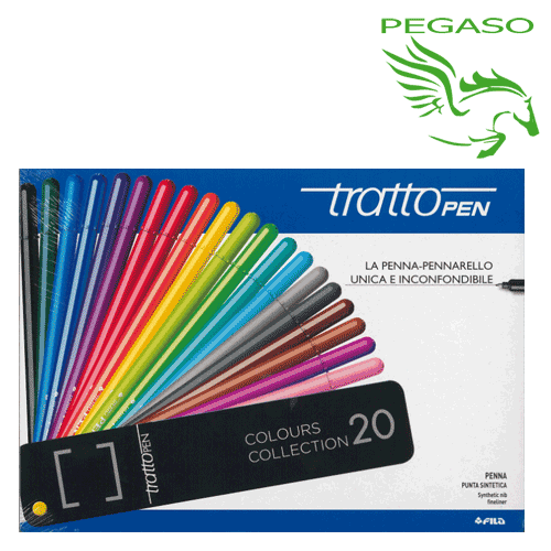 TrattoPen Look Scatola metallo 20 colori TrattoPen Look Scatola metallo 20 colori